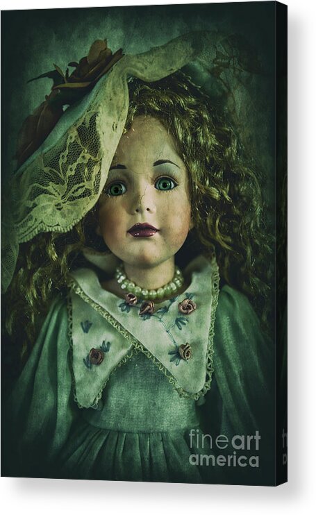 Doll Acrylic Print featuring the photograph My Dolly by Debra Fedchin