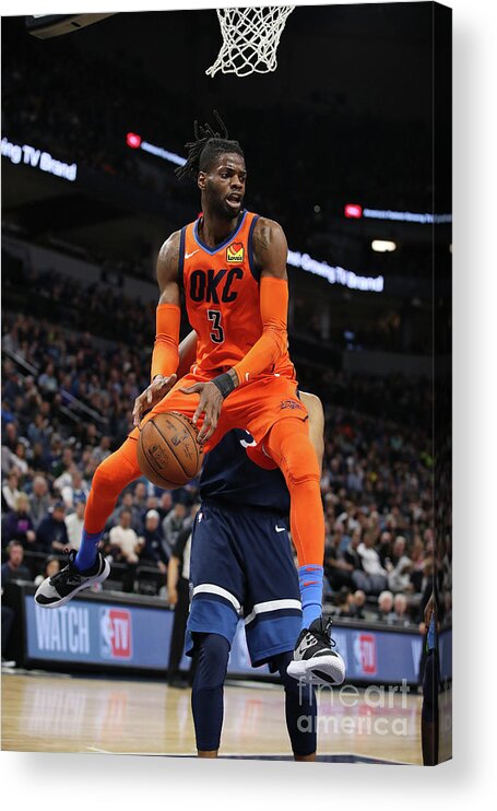 Nba Pro Basketball Acrylic Print featuring the photograph Nerlens Noel by Jordan Johnson