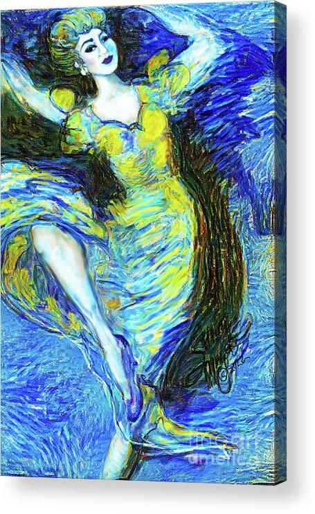 Figurative Art Acrylic Print featuring the digital art New Dancing Shoes 04 by Stacey Mayer by Stacey Mayer