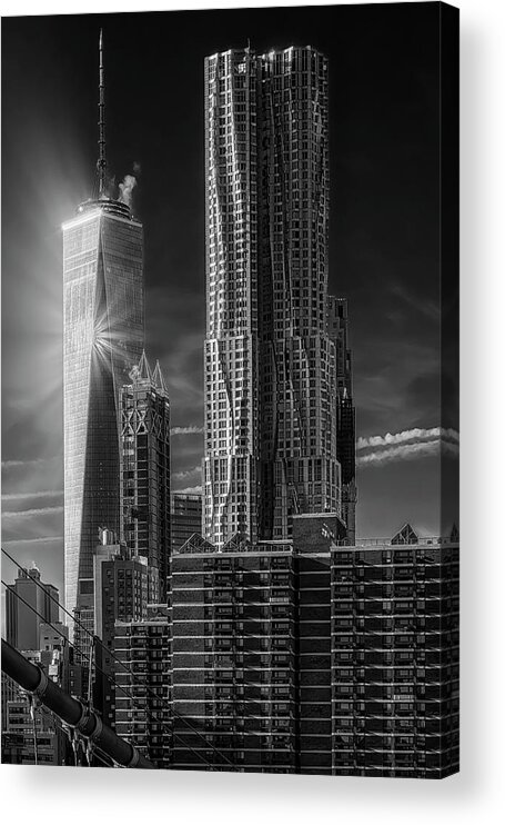 Published Acrylic Print featuring the photograph New York City Was his Town by Enrique Pelaez