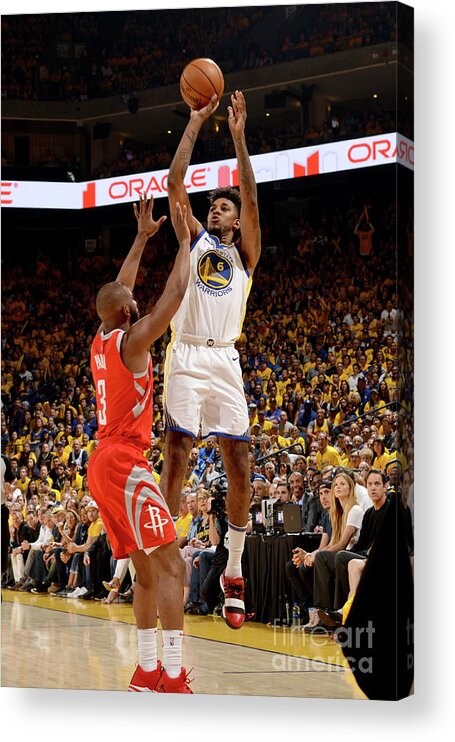 Playoffs Acrylic Print featuring the photograph Nick Young by Noah Graham