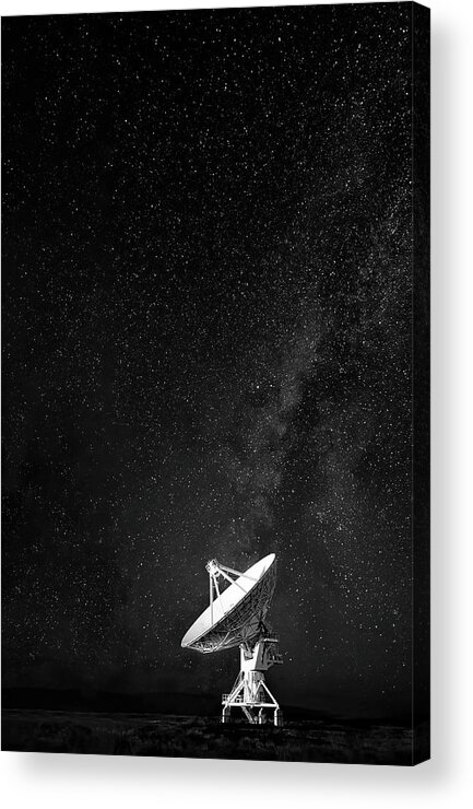 Vla Acrylic Print featuring the photograph Night at the Array by Art Cole