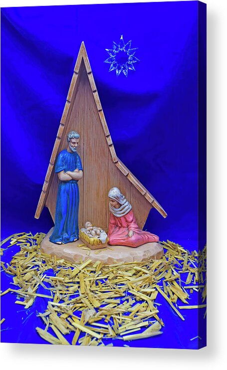 Christmas Acrylic Print featuring the photograph O Holy Night by Alana Thrower
