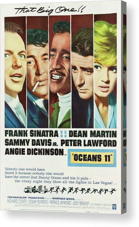 Ocean's 11 Acrylic Print featuring the photograph Ocean's 11, 1960 by Vintage Hollywood Archive