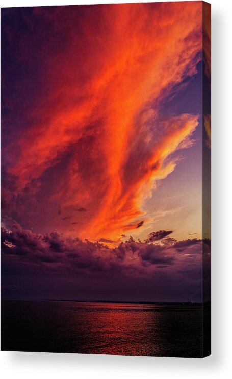 Sunset Acrylic Print featuring the photograph Of This World by Rich Kovach