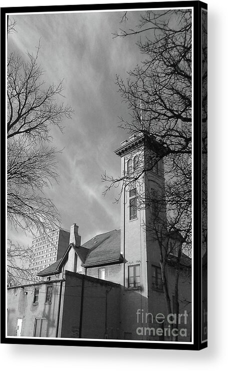 Canada Acrylic Print featuring the photograph Old Fire Hall by Mary Mikawoz