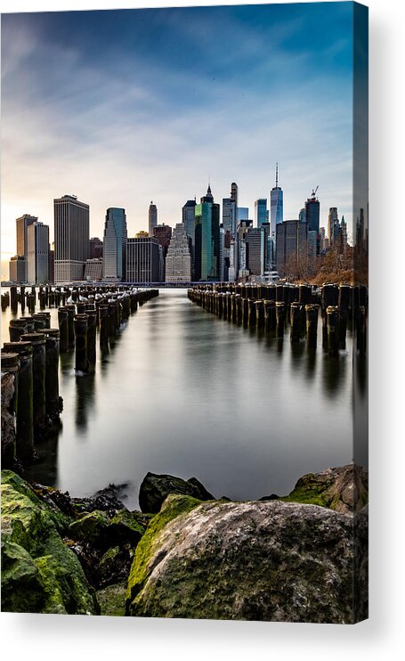 Buildings Acrylic Print featuring the photograph On the Rocks by Kevin Plant