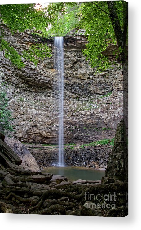 Tennessee Acrylic Print featuring the photograph Ozone Falls 27 by Phil Perkins
