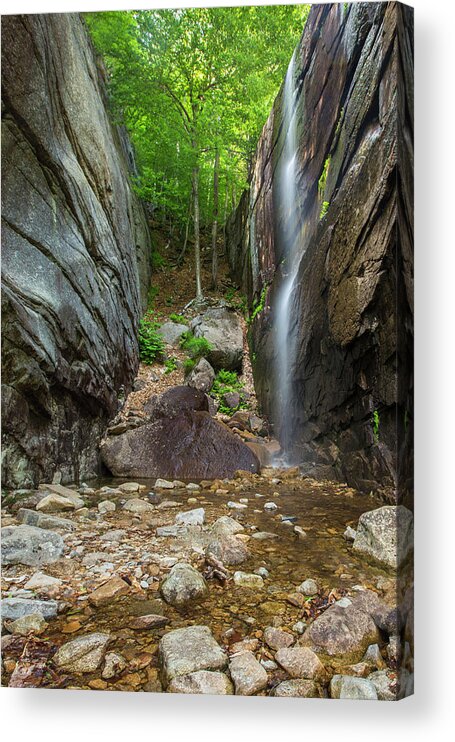 Pitcher Acrylic Print featuring the photograph Pitcher Falls Vertical by White Mountain Images