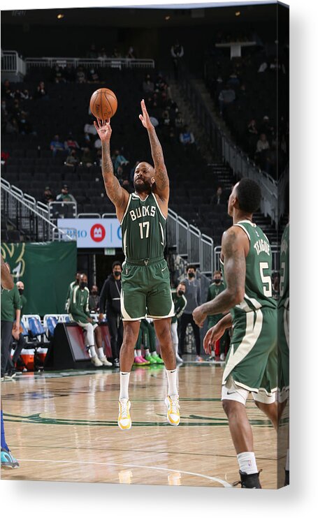 Nba Pro Basketball Acrylic Print featuring the photograph P.j. Tucker by Gary Dineen