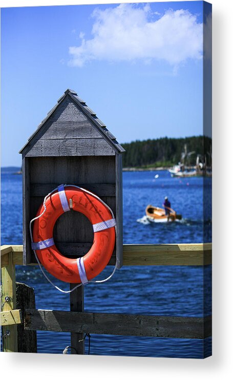 Port Clyde Acrylic Print featuring the photograph Port Clyde by Karol Livote