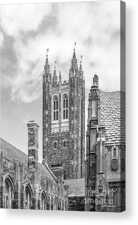 Princeton University Acrylic Print featuring the photograph Princeton University Rockefeller College by University Icons