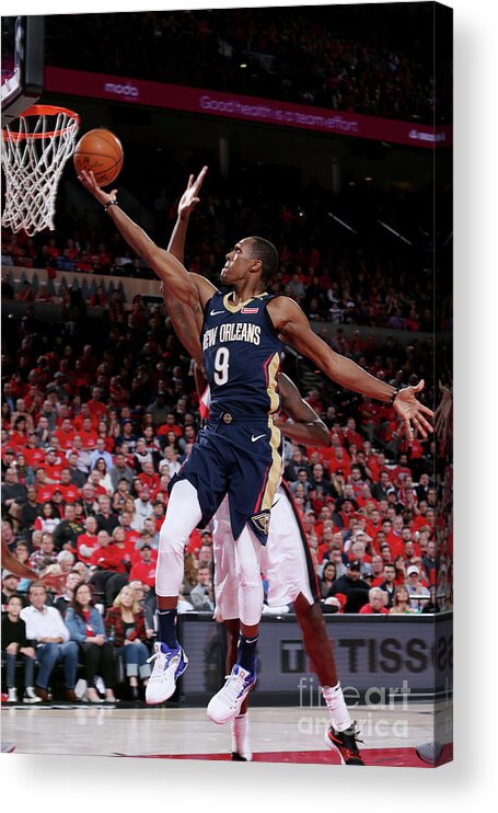 Playoffs Acrylic Print featuring the photograph Rajon Rondo by Sam Forencich