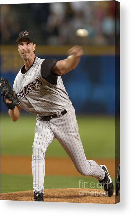 Atlanta Acrylic Print featuring the photograph Randy Johnson by Edward M. Pio Roda