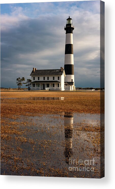 Outer Banks Acrylic Print featuring the photograph Reflecting Bodie by Anthony Heflin