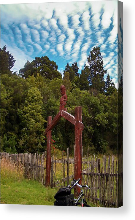 Maori Acrylic Print featuring the photograph Rest in Peace by Leslie Struxness