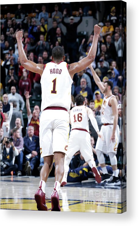 Nba Pro Basketball Acrylic Print featuring the photograph Rodney Hood by Ron Hoskins