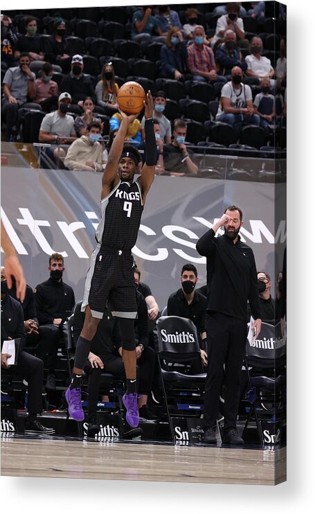 Nba Pro Basketball Acrylic Print featuring the photograph Sacramento Kings v Utah Jazz by Melissa Majchrzak