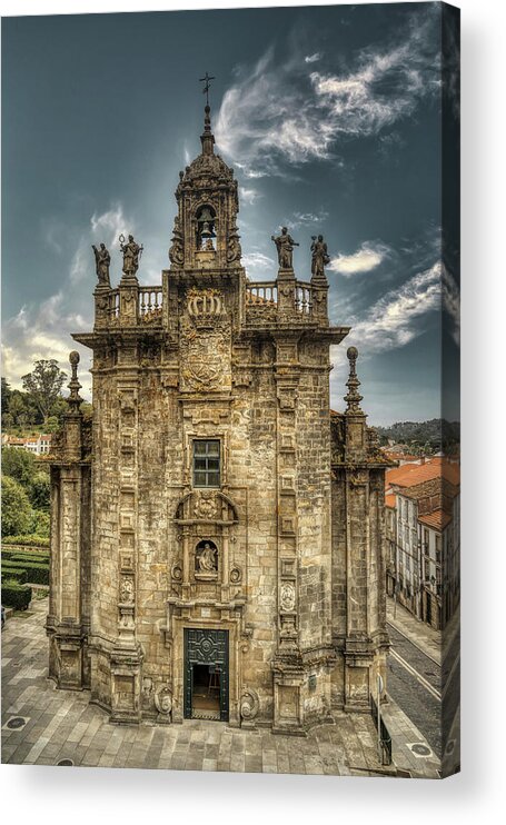Church Acrylic Print featuring the photograph San Fructuoso, Santiago de Compostela by Micah Offman
