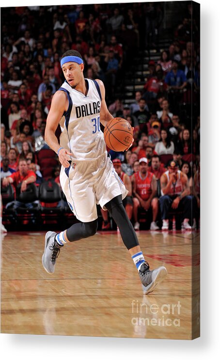 Nba Pro Basketball Acrylic Print featuring the photograph Seth Curry by Bill Baptist
