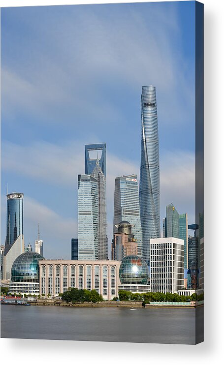 Downtown District Acrylic Print featuring the photograph Shanghai, China by Hale's Image