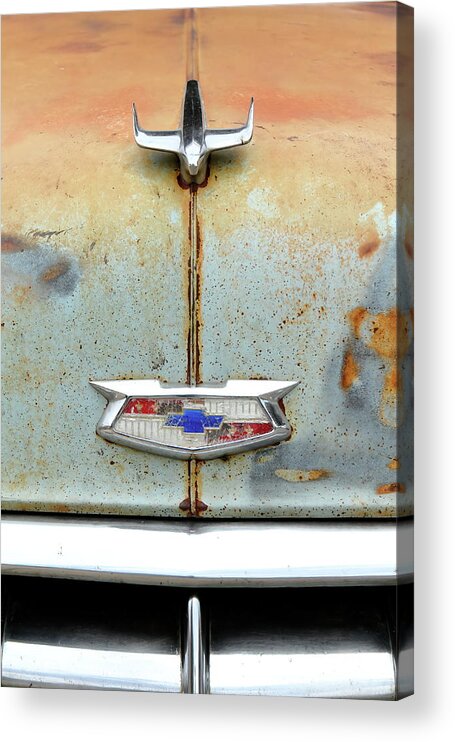 Chevrolet Acrylic Print featuring the photograph Showing Some Age by Lens Art Photography By Larry Trager