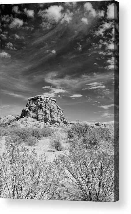 Lemitar Acrylic Print featuring the photograph Slickensides by Maresa Pryor-Luzier