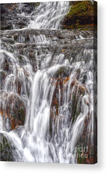 Waterfalls Acrylic Print featuring the photograph Small Waterfalls 3 by Phil Perkins