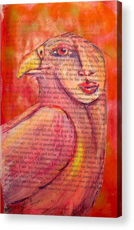 Bird Acrylic Print featuring the mixed media Soar by Suzan Sommers