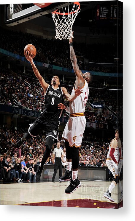 Nba Pro Basketball Acrylic Print featuring the photograph Spencer Dinwiddie by David Liam Kyle
