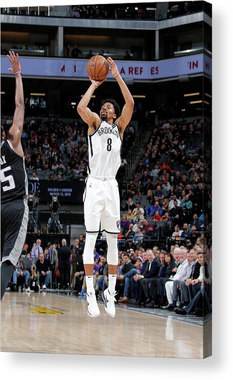 Nba Pro Basketball Acrylic Print featuring the photograph Spencer Dinwiddie by Rocky Widner
