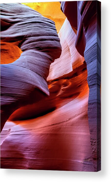 Antelope Canyon Acrylic Print featuring the photograph Spirit by Dan McGeorge
