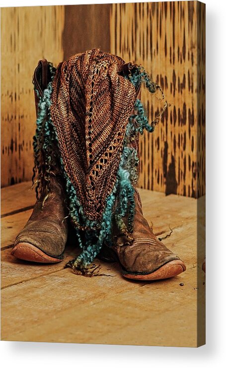 Boots Acrylic Print featuring the photograph Square Dance by Brad Barton