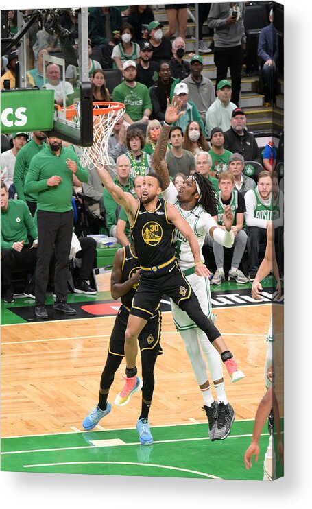 Playoffs Acrylic Print featuring the photograph Stephen Curry by Annette Grant