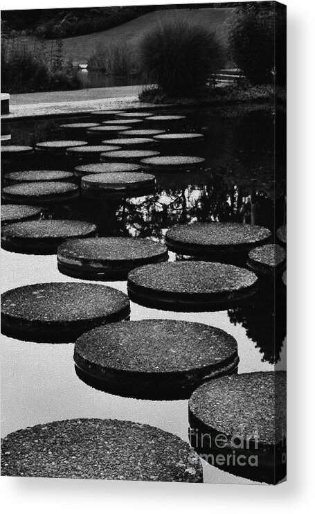 Hamburg Acrylic Print featuring the photograph Stepping Stones by Yvonne Johnstone