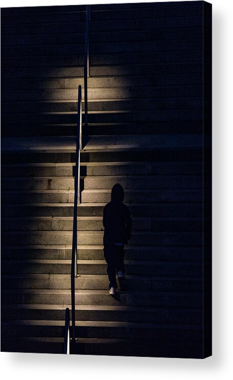 Action Acrylic Print featuring the photograph Steps by Alexander Farnsworth