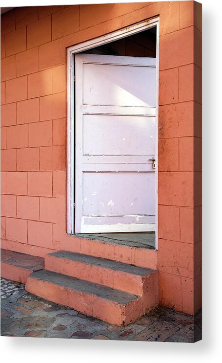 Steps Acrylic Print featuring the photograph Steps to the Door by Prakash Ghai