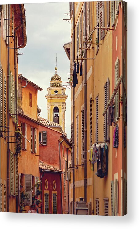 Sunshine Acrylic Print featuring the photograph Sunny South of France by Melanie Alexandra Price