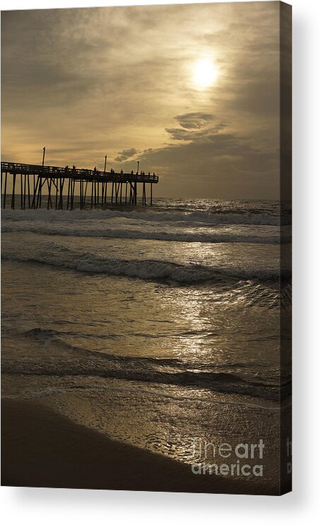 Outer Banks Acrylic Print featuring the photograph Sunrise on the Outer Banks by Ken Kvamme