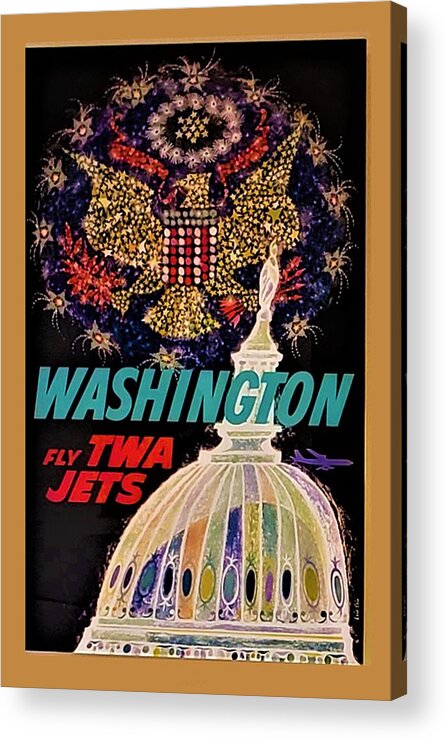 Washington Dc Acrylic Print featuring the photograph T W A Washington by Rob Hans