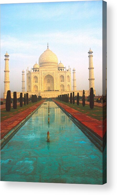 India Acrylic Print featuring the photograph Taj Mahal by Claude Taylor