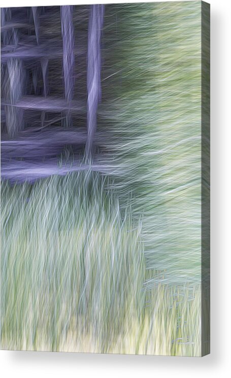 Icm Acrylic Print featuring the photograph Tangled Times by Deborah Hughes