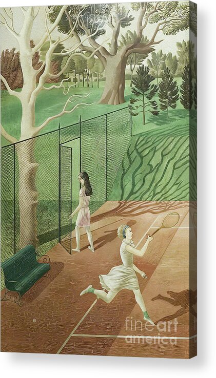 Cc0 Acrylic Print featuring the photograph Tennis by Eric Ravilious by Jack Torcello
