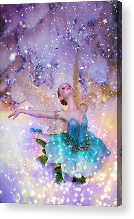 Fairy Acrylic Print featuring the photograph The Ballerina by Bill and Linda Tiepelman