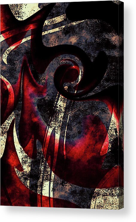 Acrylic Print featuring the digital art The Fall of America by Michelle Hoffmann