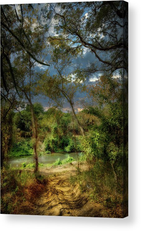 Creek Acrylic Print featuring the photograph The Mabay River - Cuba by Micah Offman