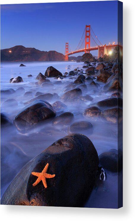 San Francisco Acrylic Print featuring the photograph The Mist At Golden Gate by Erick Castellon