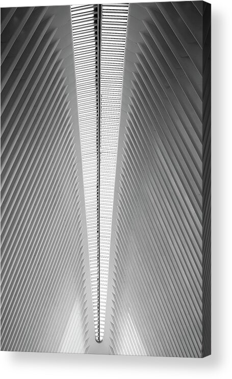 Nyc Acrylic Print featuring the photograph The Oculus Spine by Christine Ley