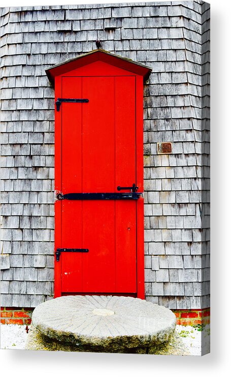 Door Acrylic Print featuring the photograph The Red Door by Debra Banks