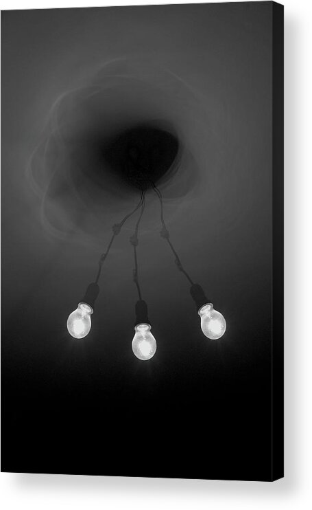 Light Bulb Acrylic Print featuring the photograph Three Pair by Sean Hannon